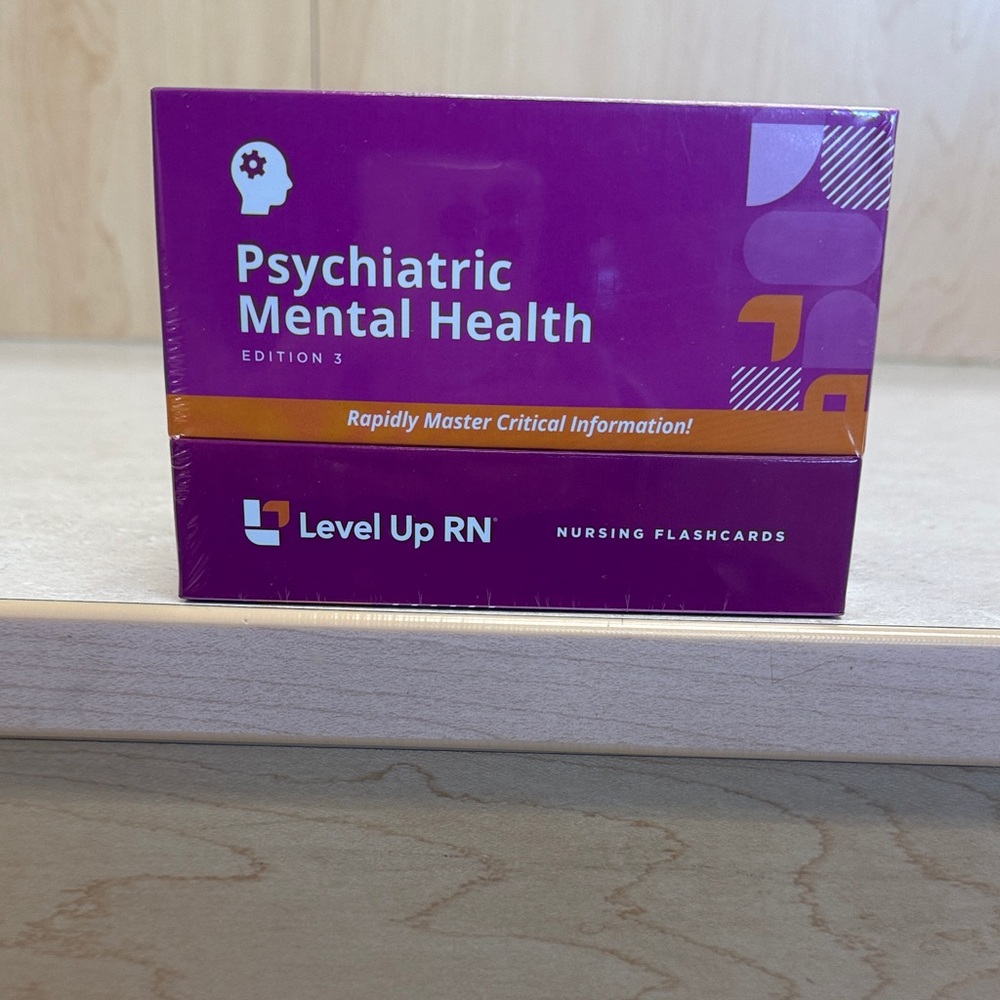 Psychiatric Mental Health Flashcards - Purple